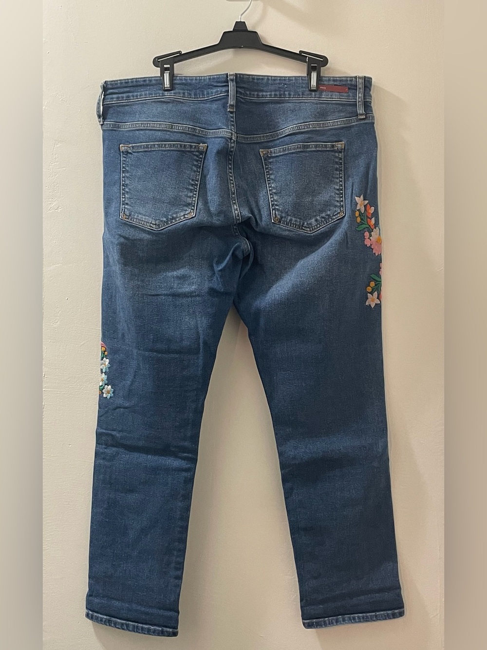 PILCRO AND THE LETTERPRESS by ANTHROPOLOGIE Embroidered Mid Rise Ankle Jeans‎ - Picture 6 of 10